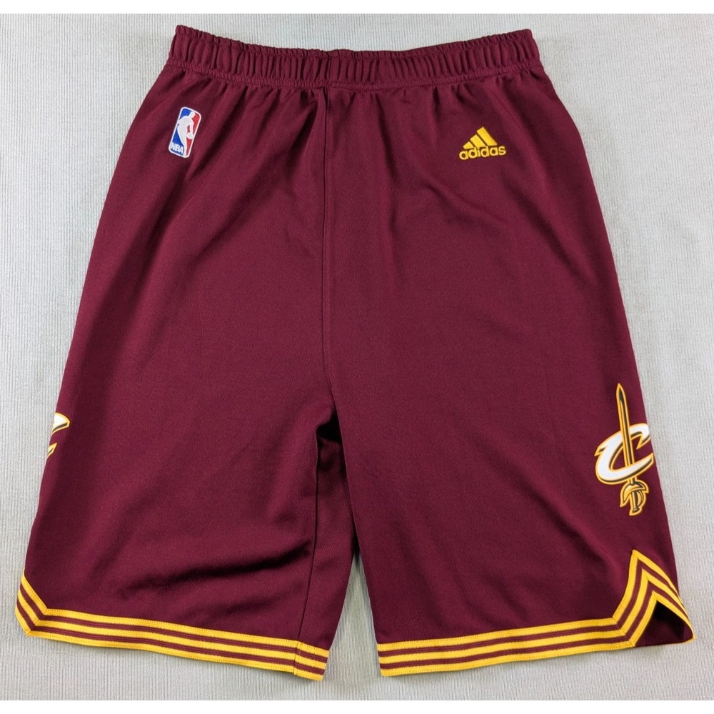 Cleveland Cavaliers Shorts YOUTH Boys XL Adidas Red Jersey Cavs NBA Basketball